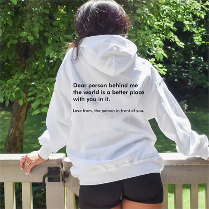 FxshionHQ ® Dear Person Behind Me... (Unisex Hoodie)