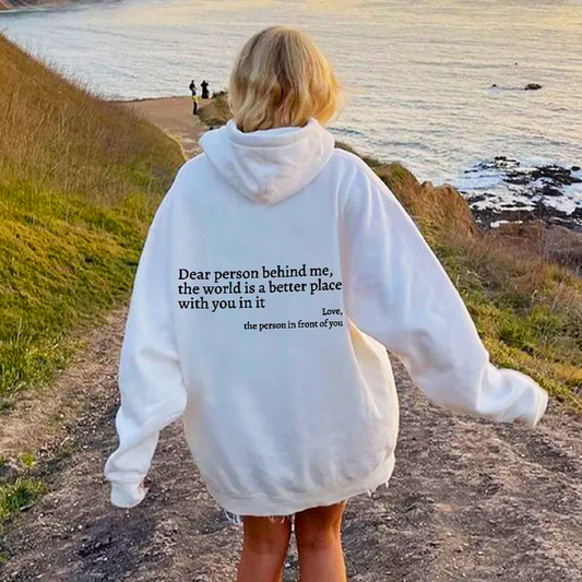 FxshionHQ ® Dear Person Behind Me... (Unisex Hoodie)