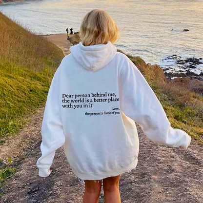 FxshionHQ ® Dear Person Behind Me... (Unisex Hoodie) FREE Shipping